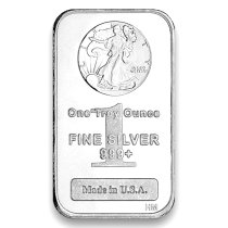  1 Troy oz Pure Silver Bars, Silver oz .999 Pure bar