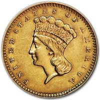 $1 Gold Dollars (Type 1, 2 & 3) (1849-1889)