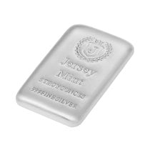 (image for) 5 oz Silver .999 Silver Bullion Cast Bar - Jersey Mint