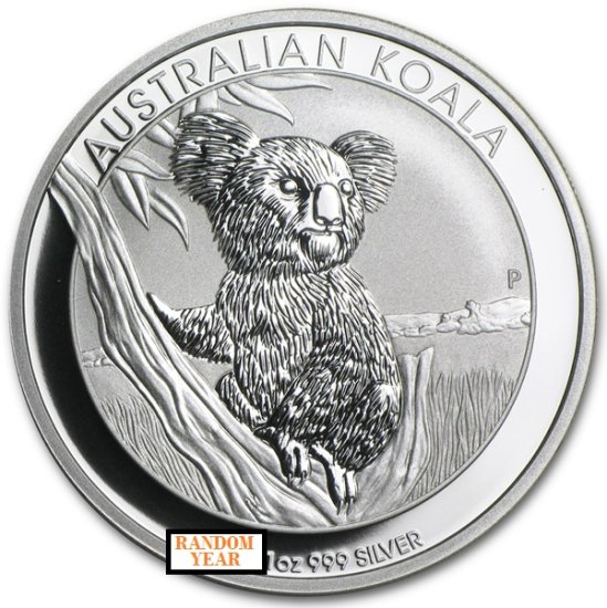 (image for) Random Year - 1 oz Silver Australian Koala Coin BU - Click Image to Close