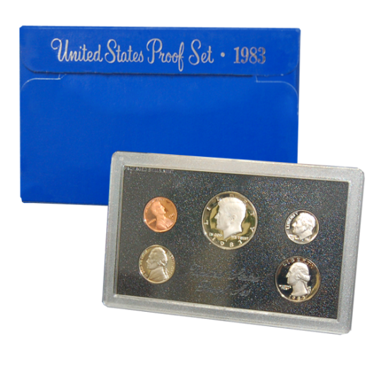 (image for) 1983 US Mint Proof Set Coins - Click Image to Close
