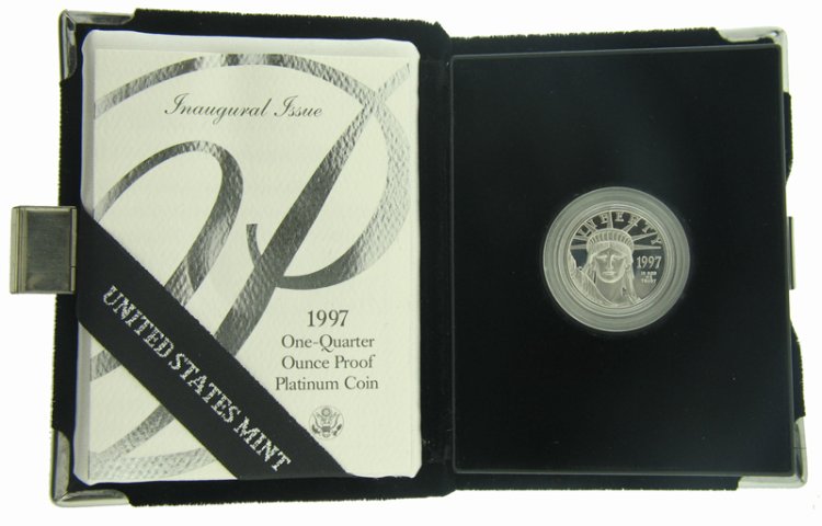 1999 Proof Gold Eagle 4 Piece Original Empty Mint Box & Certificate COA 