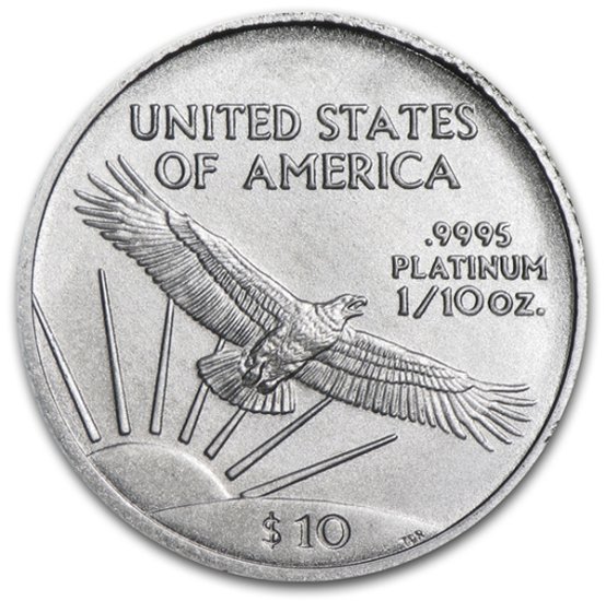 (image for) Random Year - 1/10 oz Platinum American Eagle - Brilliant Uncirculated - Click Image to Close