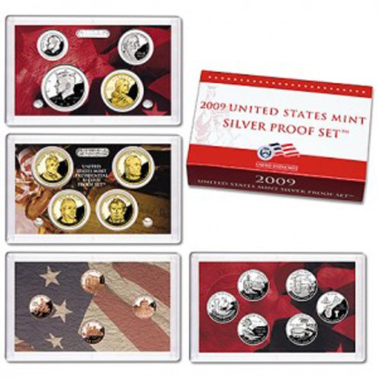 (image for) 2009 Silver Proof Set Coins - Click Image to Close