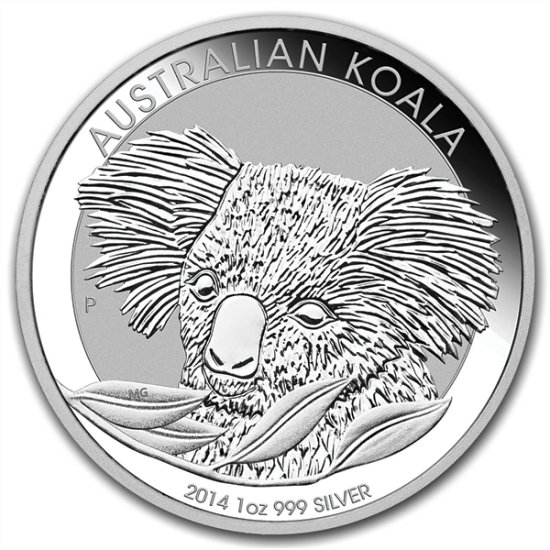 (image for) 2014 1 oz Silver Australian Koala Coin - Click Image to Close