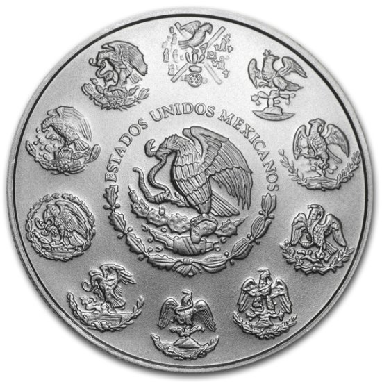 (image for) 2014 1 oz Mexican Silver Libertad Coin BU - Click Image to Close