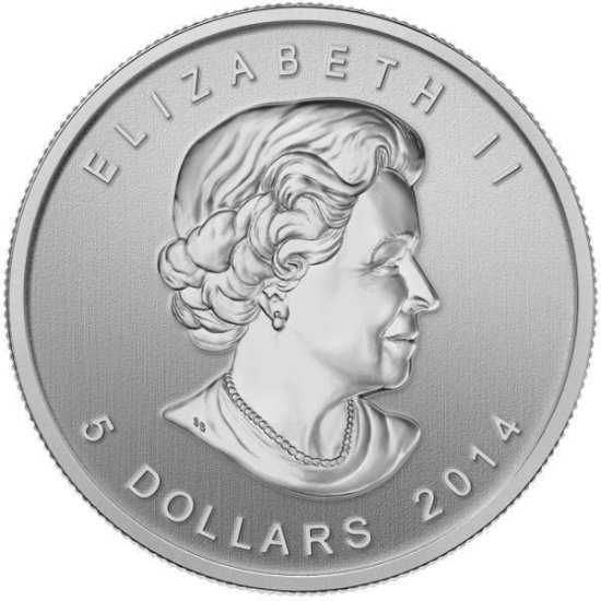 (image for) 2014 1oz Canadian Silver Peregrine Falcon Coin Birds Of Prey - Click Image to Close