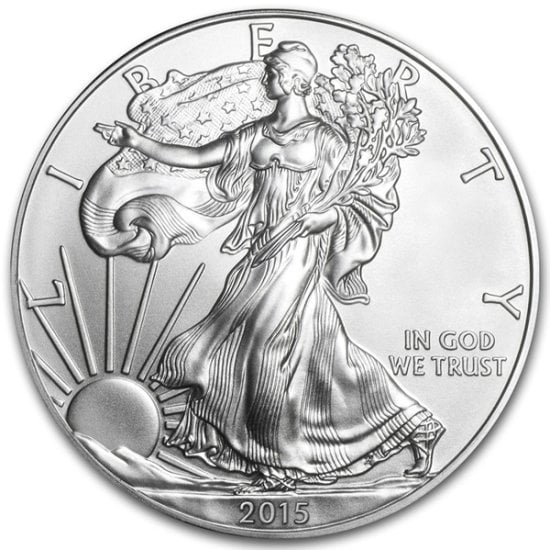 (image for) 2015 1 oz American Silver Eagle Coin BU - AIR-TITE HOLDER - Click Image to Close