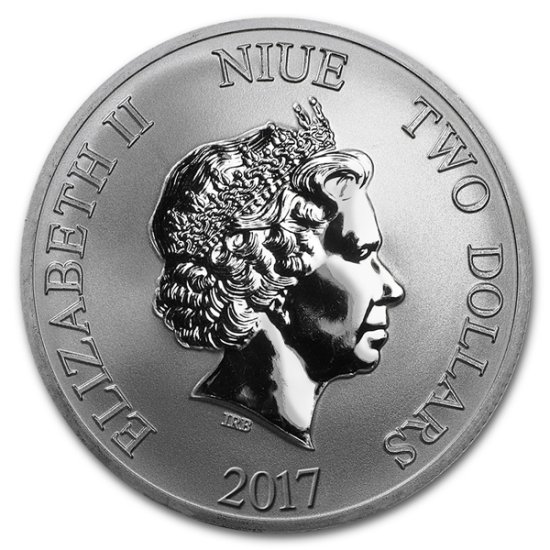 (image for) 2017 Niue 1 oz Silver $2 Hawksbill Turtle - Click Image to Close
