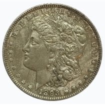 (image for) 1893 Morgan Silver Dollar Circulated Coin Key Date