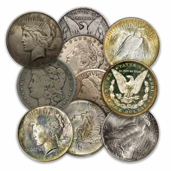 (image for) Random Year - Morgan or Peace Silver Dollar - CULLS - Click Image to Close