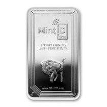 (image for) 5 oz MintID Buffalo Silver Bar .999+ Fine (NFC Chip)