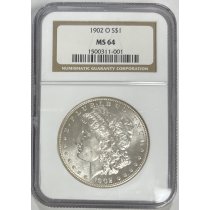 (image for) 1902-O Silver Morgan Dollar NGC MS-64