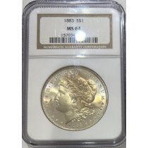 (image for) 1883 Silver Morgan Dollar NGC MS-64