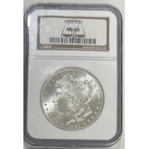(image for) 1885 Silver Morgan $1 Dollar NGC MS-65