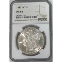 (image for) 1882-CC Silver Morgan Dollar NGC MS-64 Carson City