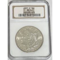(image for) 1881-S Silver Morgan Dollar NGC MS-64