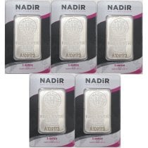 1 oz .999 Fine Silver Bar – Nadir Refinery (with Assay) [01-QTY
