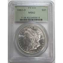 (image for) 1882-O Silver Morgan Dollar PCGS MS-62 - GREEN LABEL
