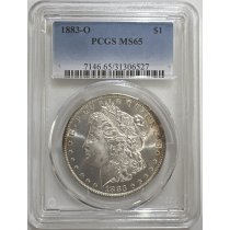 (image for) 1883-O Silver Morgan Dollar PCGS MS-65