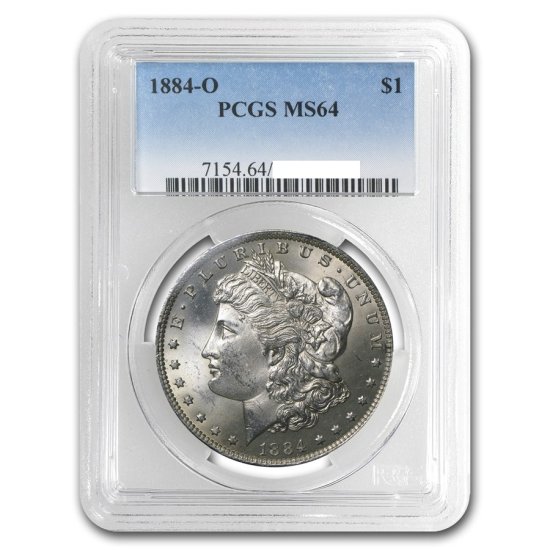 (image for) 1884-O Silver Morgan Dollar PCGS MS-64 - Click Image to Close