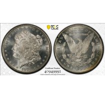 (image for) 1878-CC $1 Silver Morgan Dollar in GSA Hoard Holder PCGS MS-63