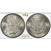 (image for) 1884-CC $1 Silver Morgan Dollar PCGS MS-64
