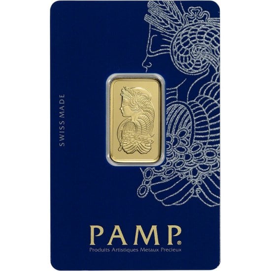 (image for) 10 gram Gold Bar - PAMP Suisse Lady Fortuna Veriscan In Assay - Click Image to Close