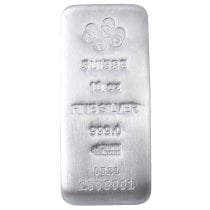 (image for) 10 oz PAMP Suisse Silver Cast Bar .999 Fine Silver -Assay Card