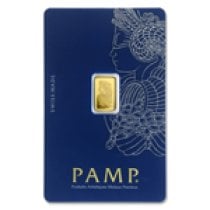 (image for) 1 gram Gold Bar - PAMP Suisse Lady Fortuna Veriscan In Assay
