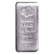 (image for) PAMP Suisse 1 Kilo 32.1 oz Silver Cast Bar .999 Fine -Assay Card