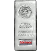 (image for) 2023 Royal Canadian Mint RCM 100 oz .9999 Fine Silver Bar