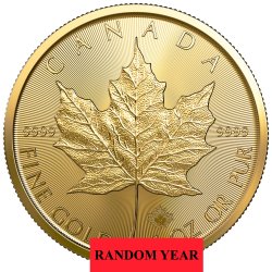 Canada Gold Maple Leaf 1/10 oz $5 BU 2011 