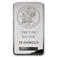 (image for) 10 oz Sunshine Mint Silver Bullion Bar 999 Fine Silver - New Sealed Bar