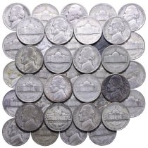 (image for) 35% Silver War Nickels $1 Face Value Avg Circulated