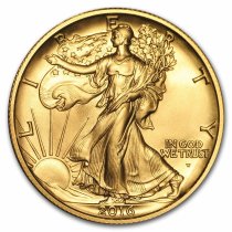 (image for) 2016-W 1/2 oz Gold Walking Liberty Half Dollar Centennial -16XA