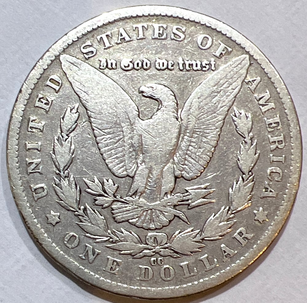 1881-CC Morgan Silver Dollar Circulated Coin - See picture