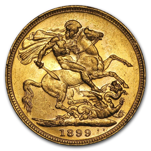 (image for) 1893-1901-M Australia Gold Sovereign Victoria Veil Head - Click Image to Close