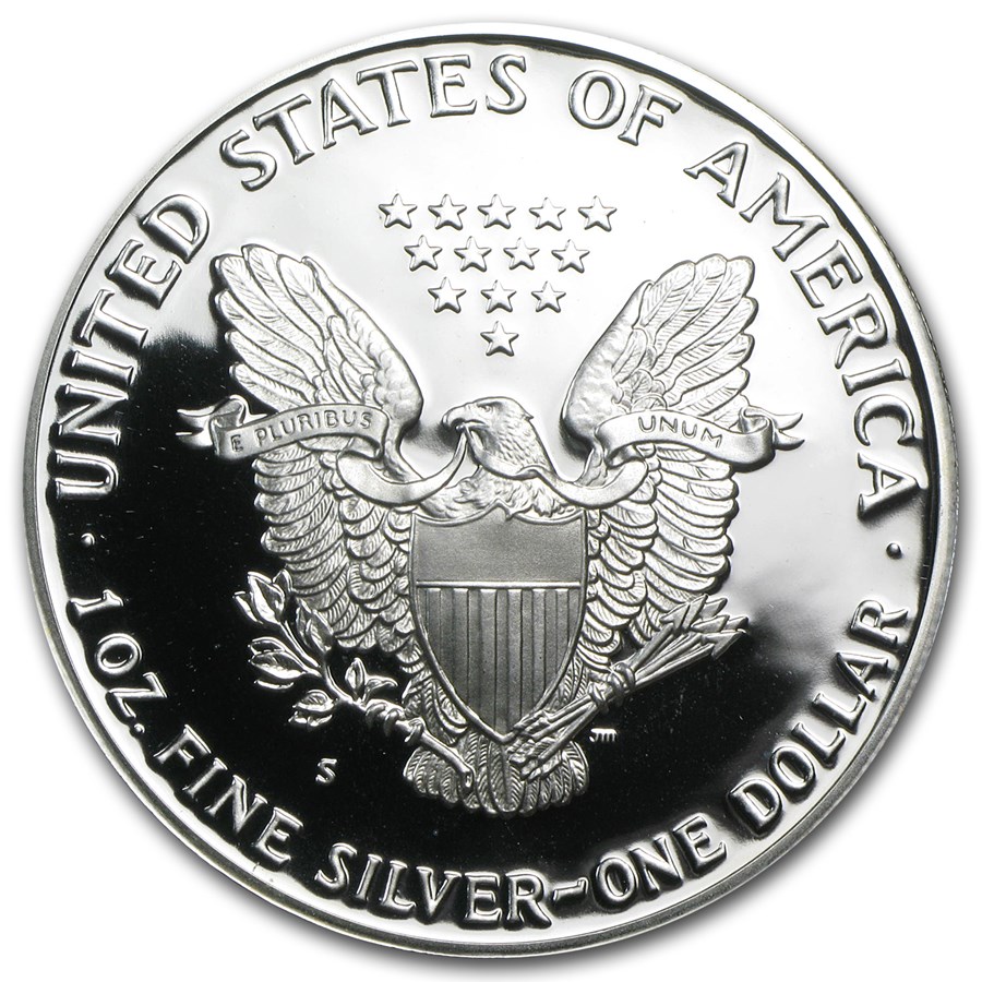 (image for) 1991 1 oz American Silver Eagle Coin With Air-Tite Holder - Click Image to Close