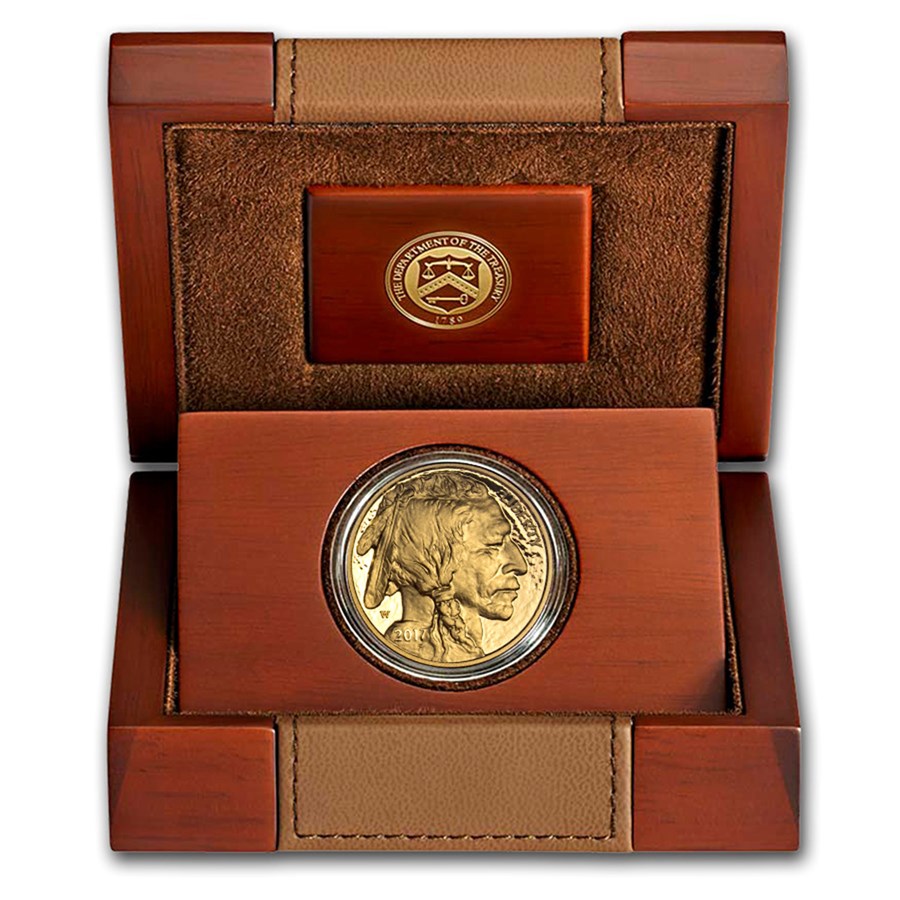 2017-W American 1 Ounce Proof Gold Buffalo Coin With Box & COA