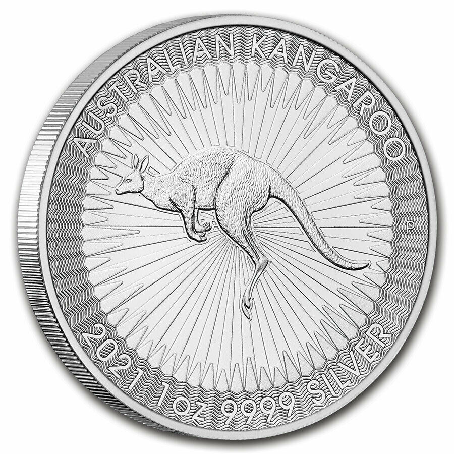 Lot of 2-2019 1 oz Australian Silver Kangaroo Perth Mint Coin .9999 Fine BU 