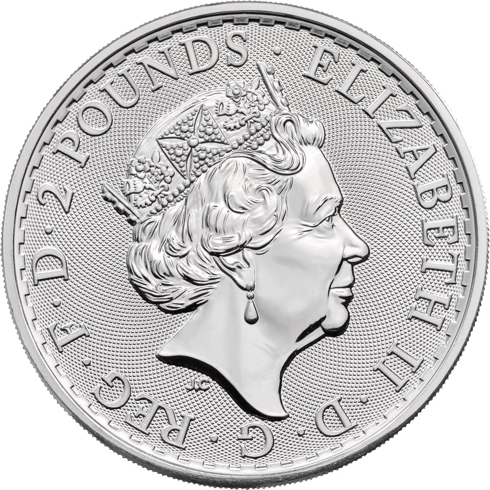 (image for) 2021 1 oz .999 Fine Silver Britannia Coin BU - Click Image to Close