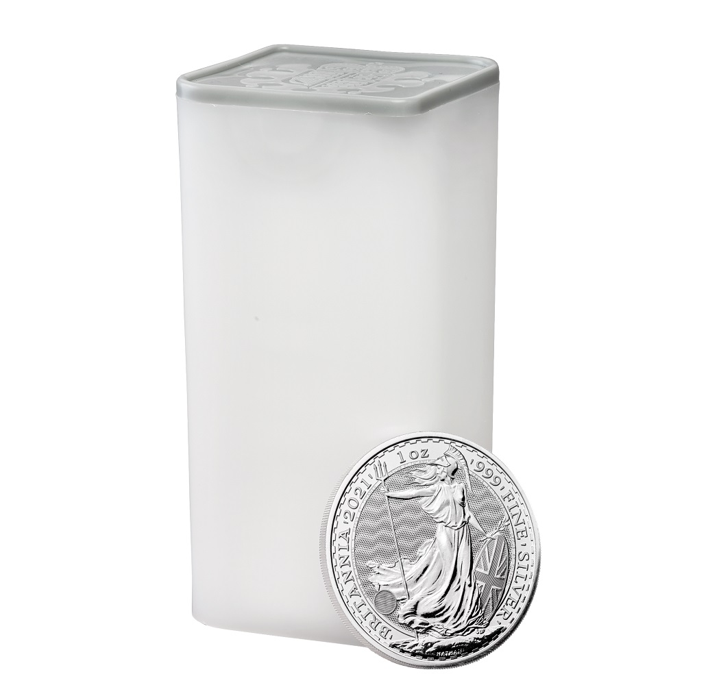 (image for) 2021 1 oz .999 Fine Silver Britannia Coin BU - Click Image to Close