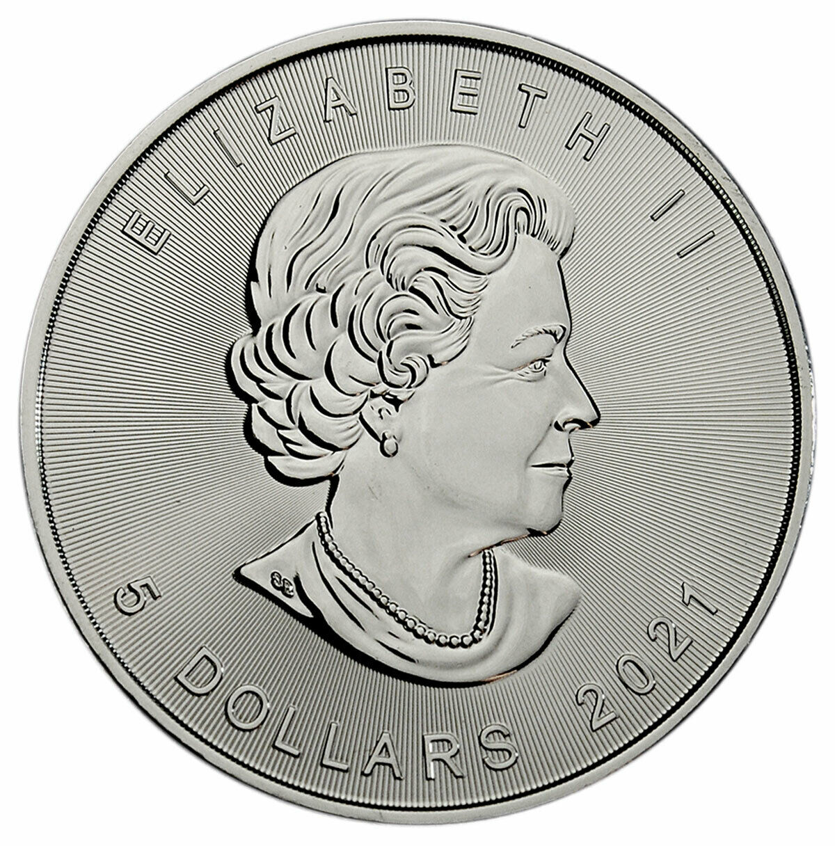 (image for) 2021 1 oz Canadian 9999 Silver Maple Leaf Coin BU - Click Image to Close