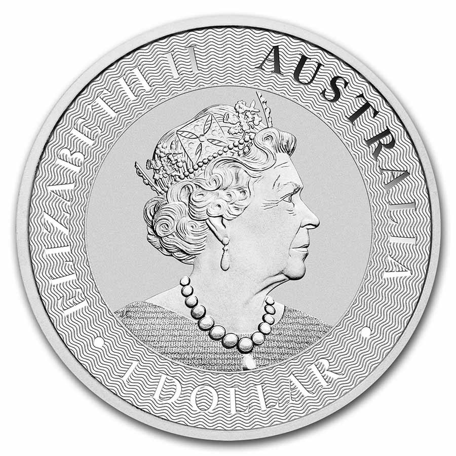(image for) 2022 1 oz Silver Australian Kangaroo Coin BU - Click Image to Close