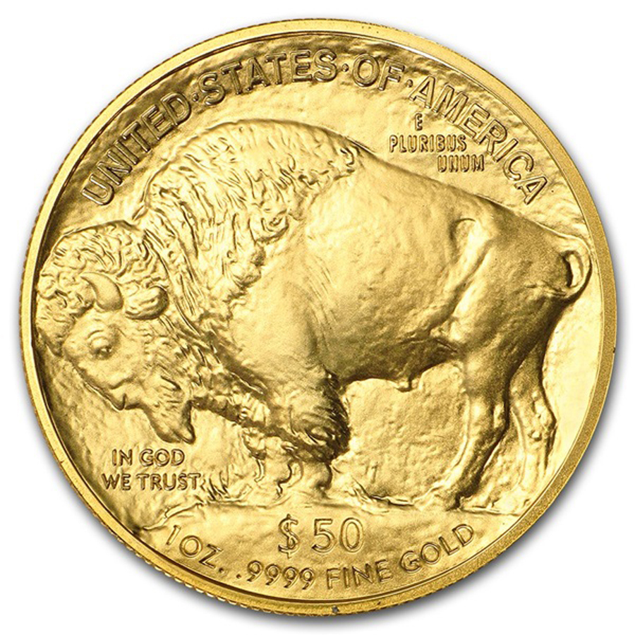 (image for) Random Year - 1 oz American .9999 Fine Gold Buffalo Coin - Click Image to Close
