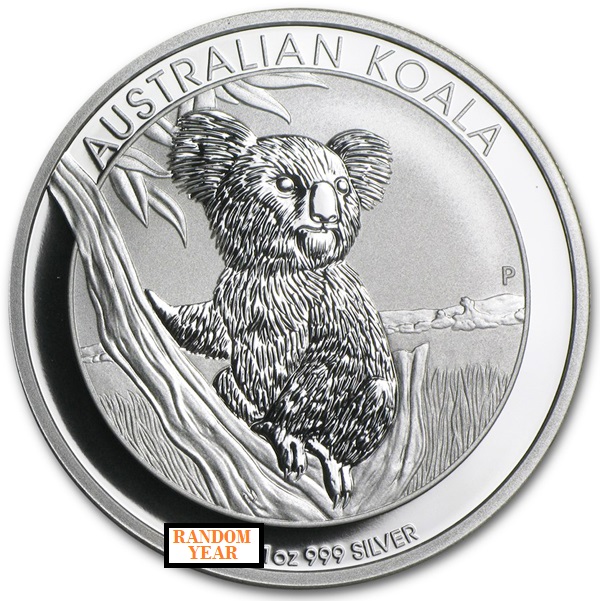 Random Year - 1 oz Silver Australian Koala Coin BU