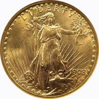 $20 St Gaudens Gold Coins 1907-1933