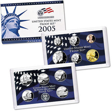 (image for) 2005 US Mint Proof Set - Click Image to Close
