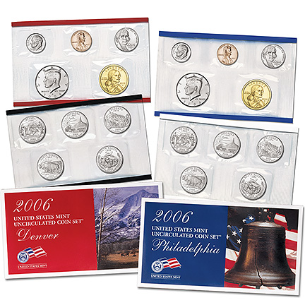(image for) 2006 Uncirculated US Mint Coin Set - Click Image to Close